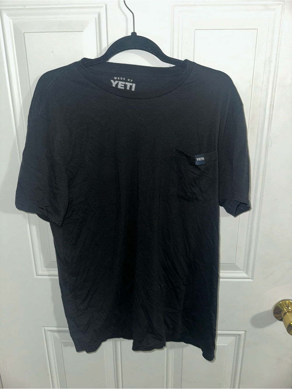 Yeti Black Short-Sleeve Pocket Tee